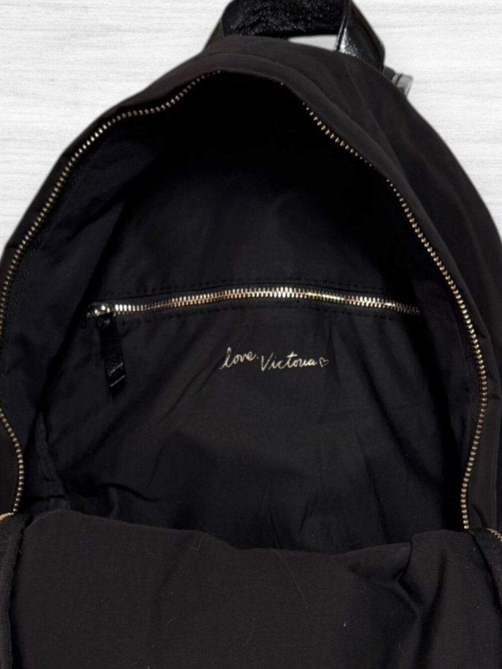 Victoria's Secret Runway Patch Black Sequin Backpack - Picture 4 of 7